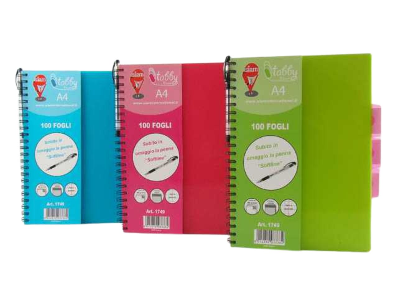 TABBY BOOK A4 100 FG.80GR.3 DIV. 1749 TABBY BOOK A4 100 FG.80GR.3 DIV. 1749