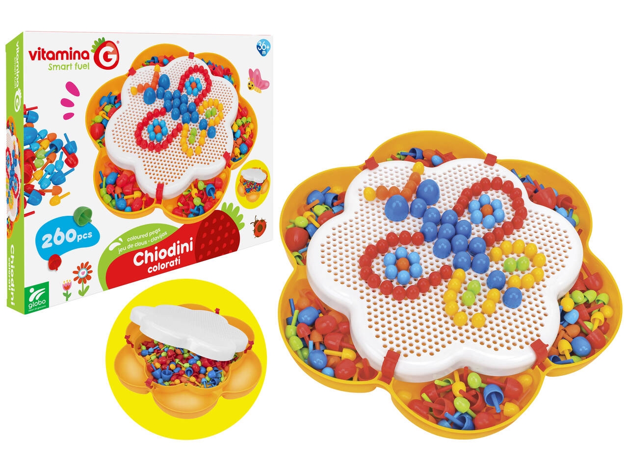 VITAMINA G CHIODINI 260PZ A FORMA DI FIORE 41172