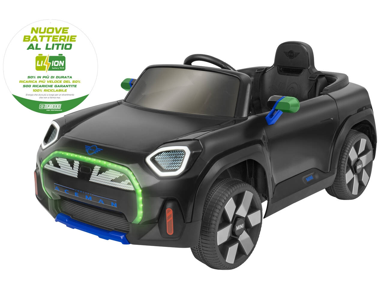 AUTO MINI ACEMAN 12V C/R. NERA 42751
