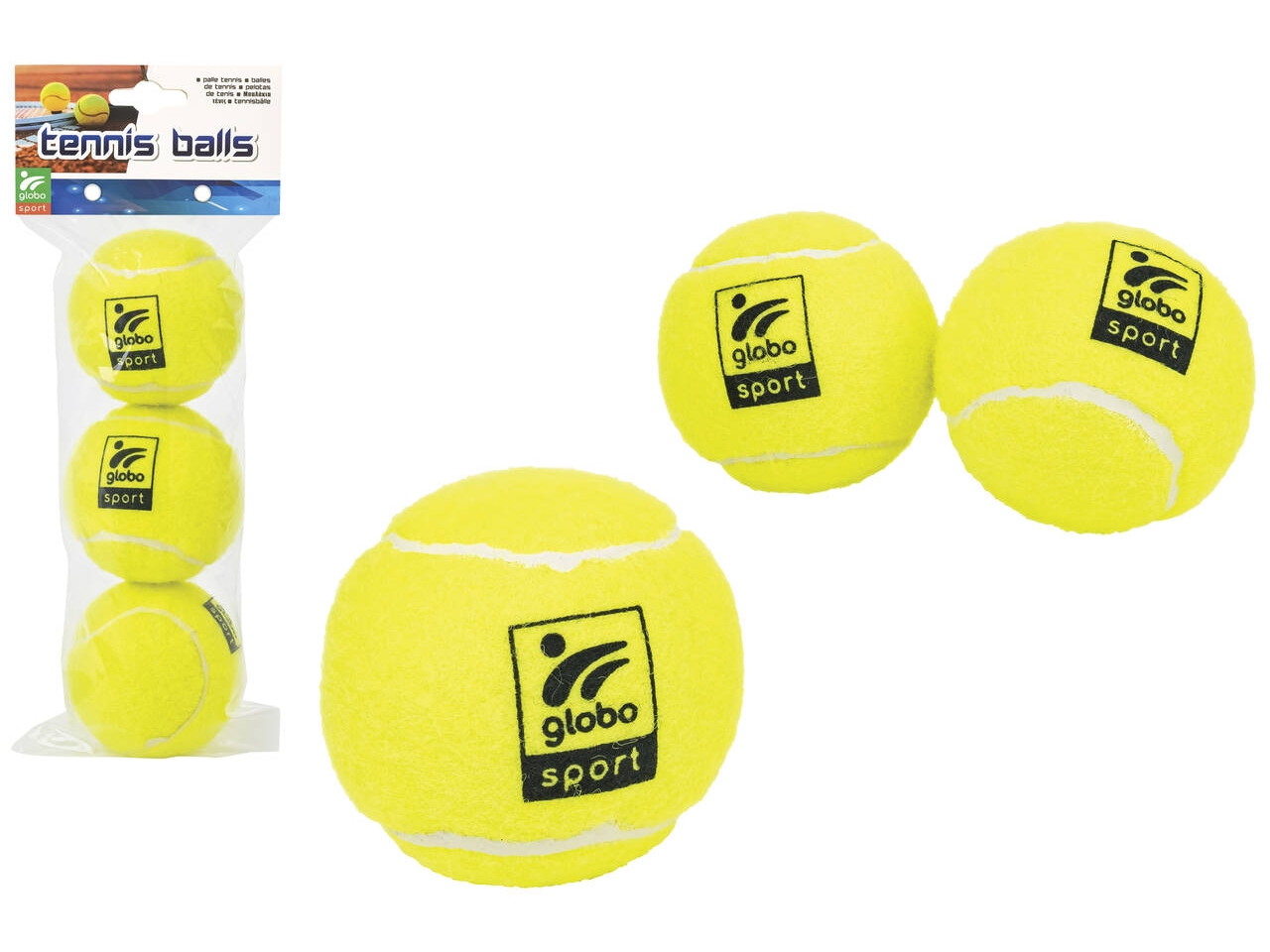 PALLE DA TENNIS 3PZ D.6,3CM 41834