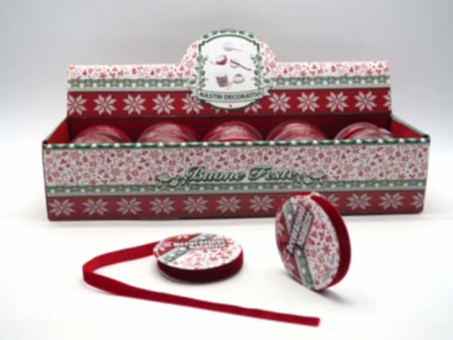 NASTRO VELLUTO 270cm ROSSO NASTRO VELLUTO 270cm ROSSO