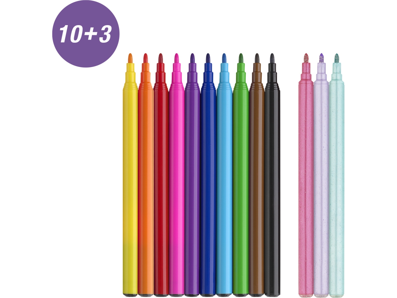 PENNARELLI UNICORNO 10+3PZ LAVABILI 554213