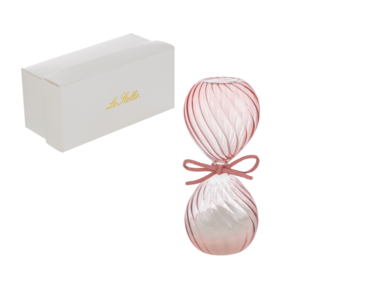 CLESSIDRA VETRO 12CM ROSA C/ASTUCCIO 57308 CLESSIDRA VETRO 12CM ROSA C/ASTUCCIO 57308