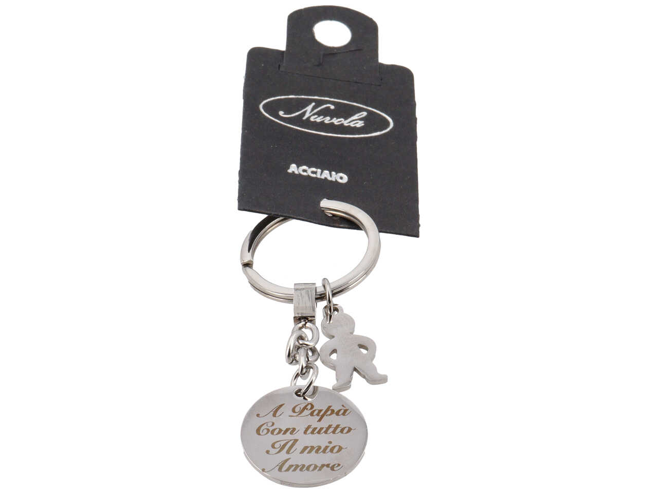 PORTACHIAVI A PAPA’ CON MASCHIETTO