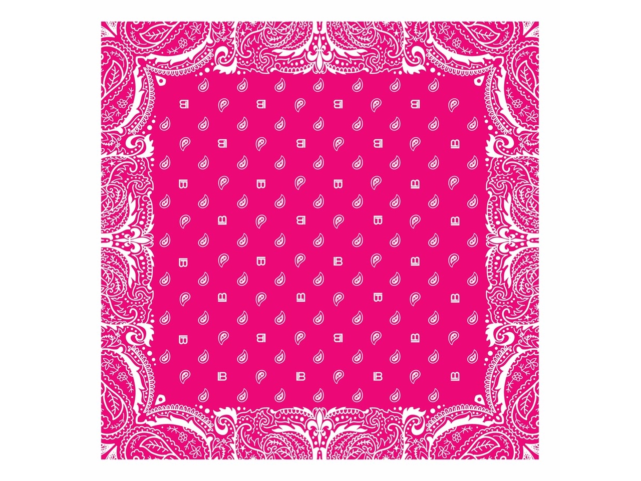 FOULARD BANDANA FUCSIA 53X53CM LB25S103-65