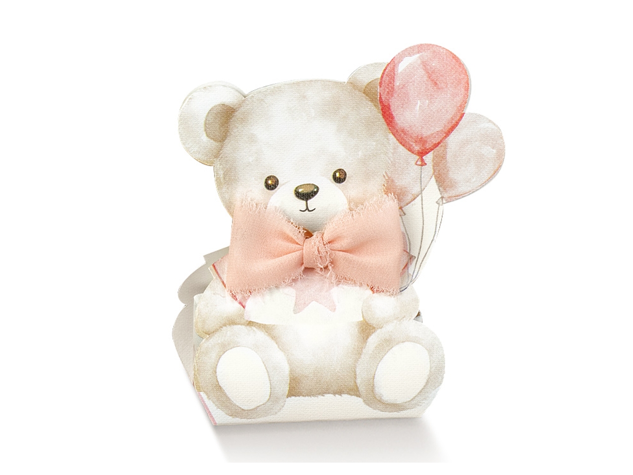 ORSETTO ROSA 6X4,5X11CM 112885C