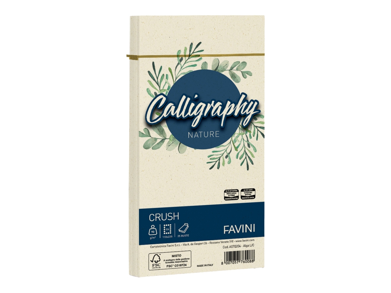 BUSTE CALLIGRAPHY ALGA 11X22 25PZ AVORIO A57Q204