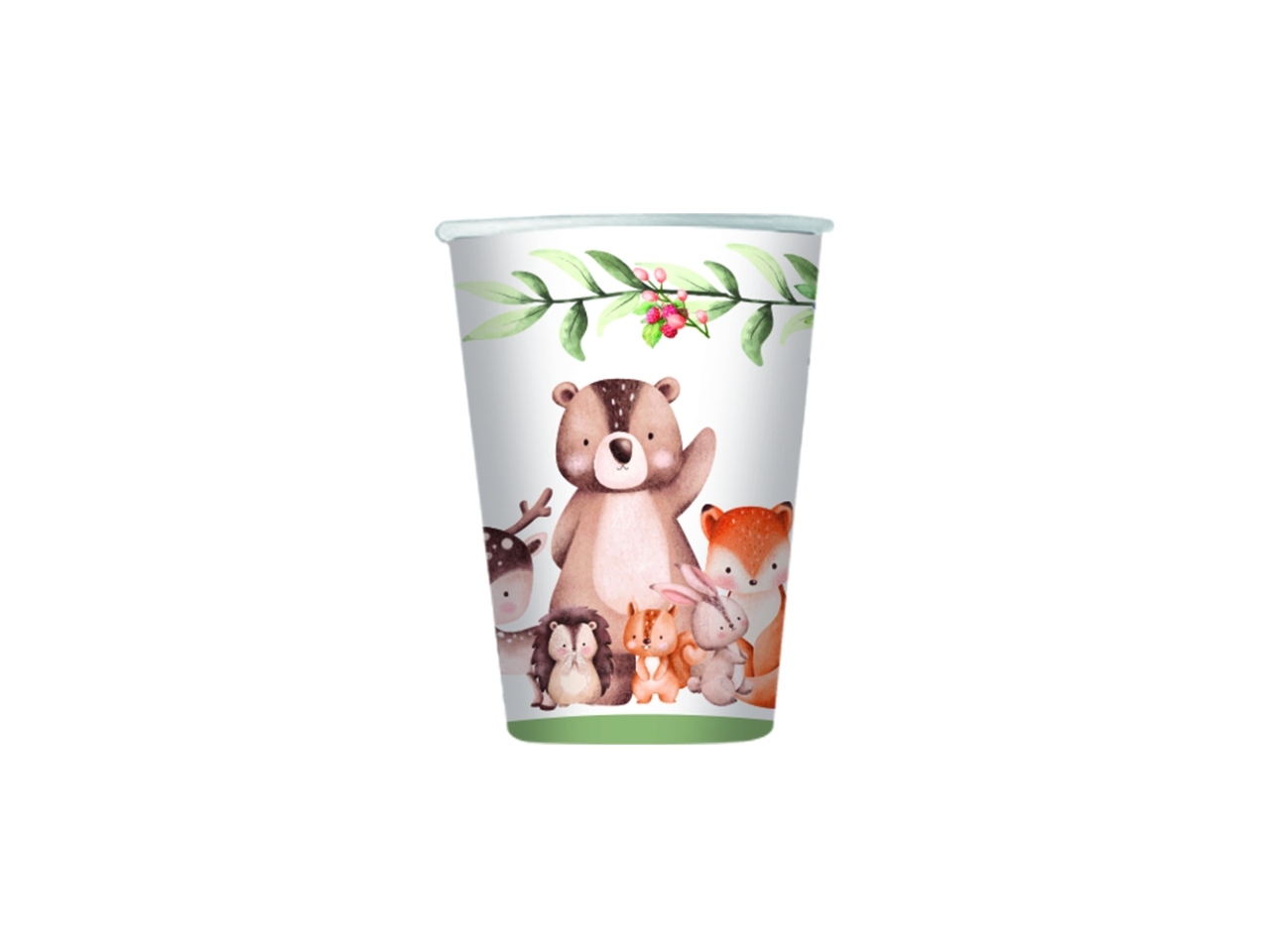 WOOD ANIMALS BICCHIERI 250CC 6PZ 76551