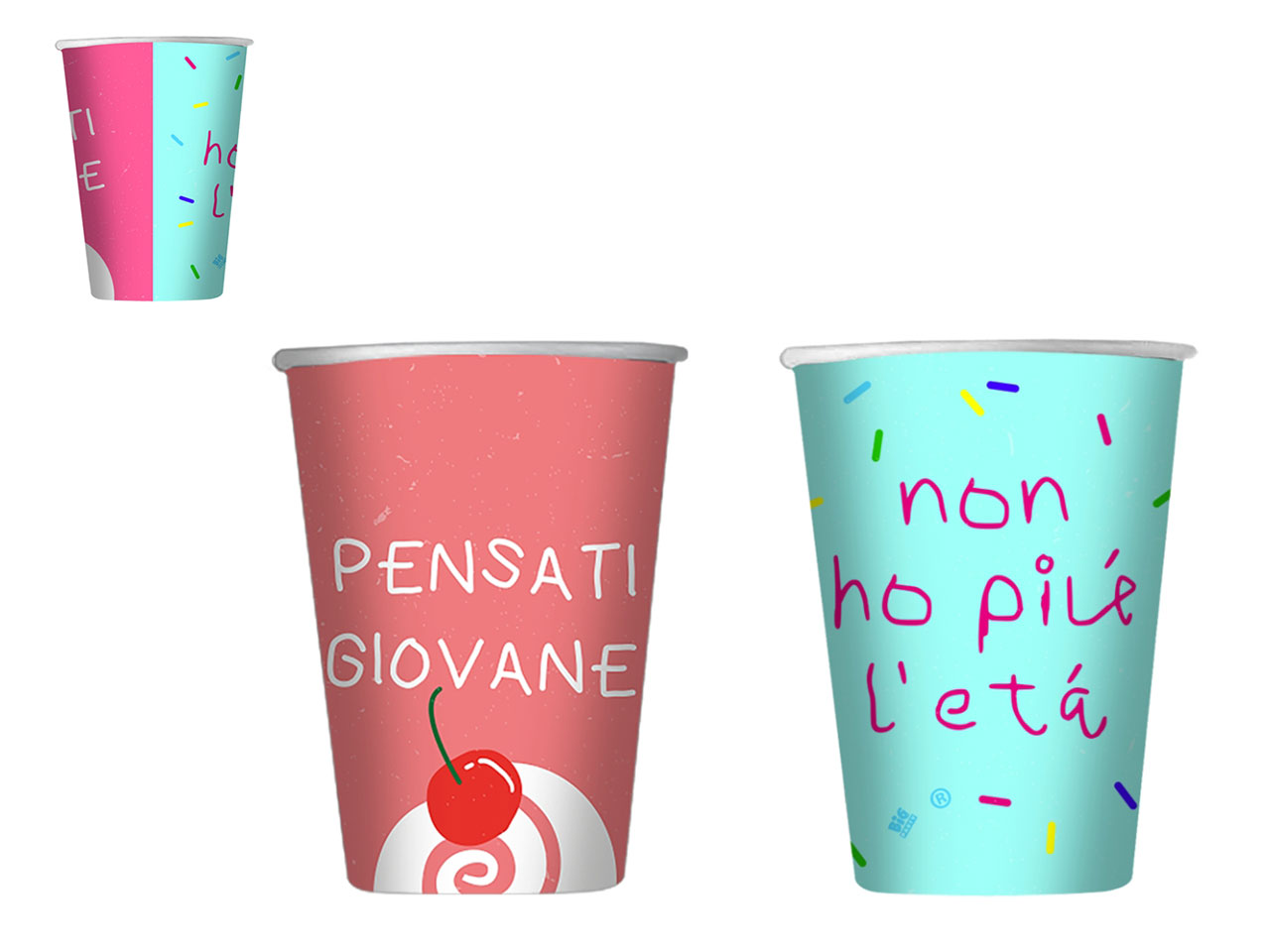 CAKE PARTY BICCHIERI 250CC 6PZ 76623