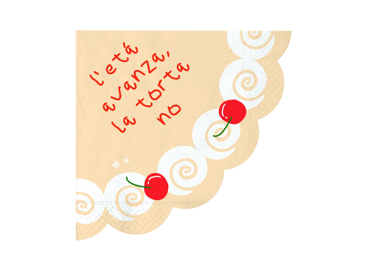 CAKE PARTY TOVAGLIOLI 33X33CM 16PZ 76624