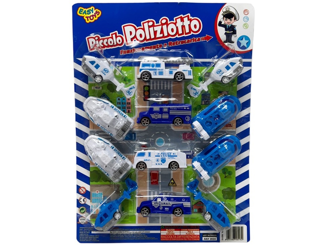 POLIZIA RETROCARICA 12PZ 18213 POLIZIA RETROCARICA 12PZ 18213