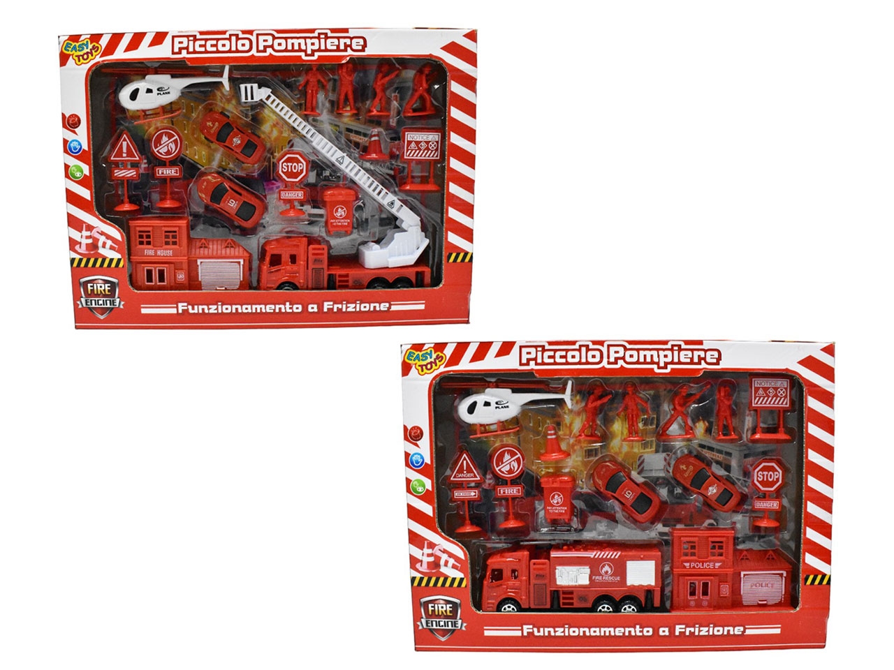 PICCOLO POMPIERE CON MEZZI A FRIZIONE 18083 PICCOLO POMPIERE CON MEZZI A FRIZIONE 18083