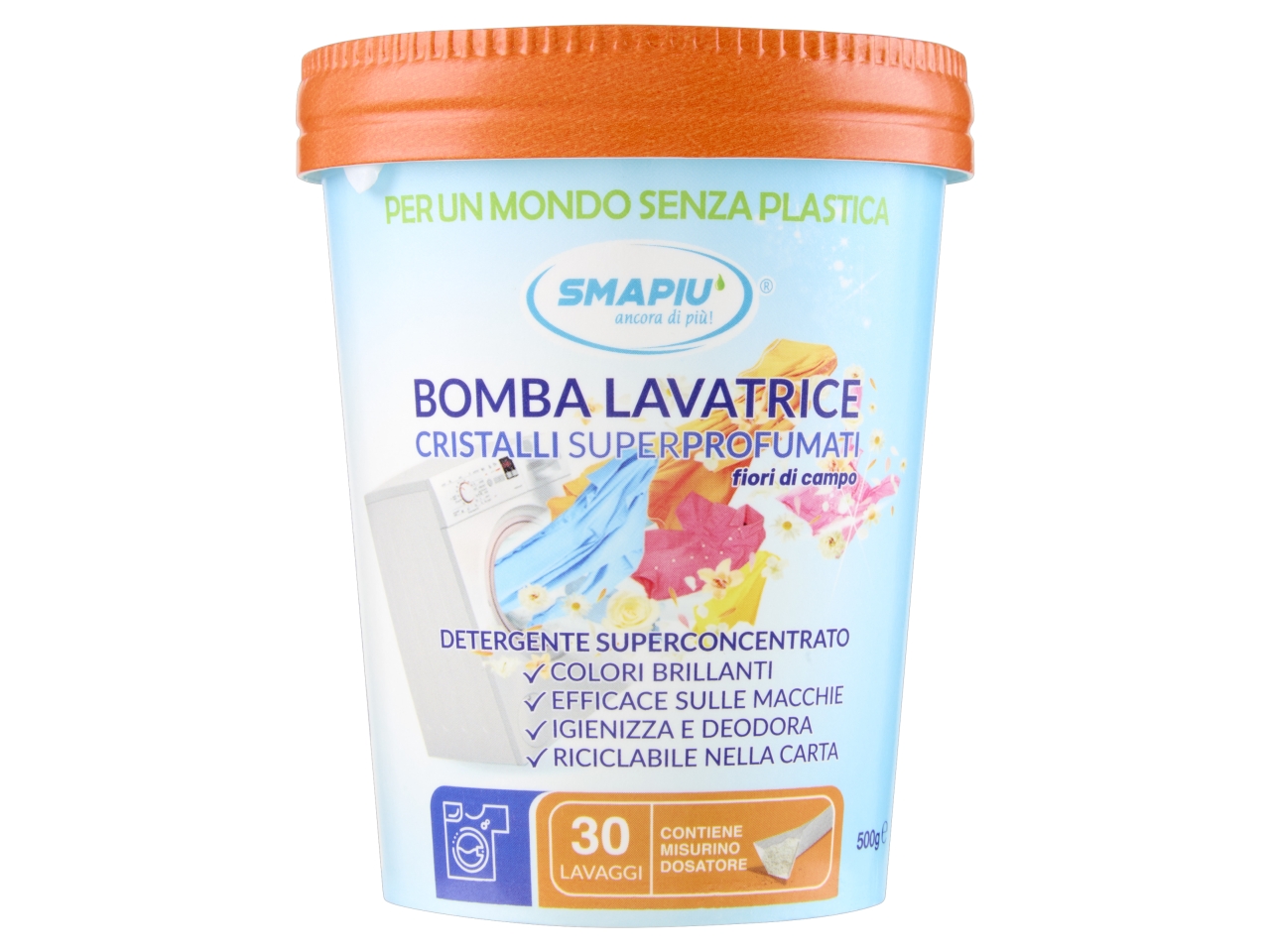 SMAPIU’ BOMBA LAVATRICE CRISTALLI 500G BOLA636 $