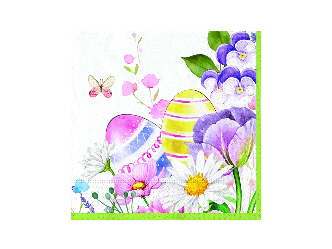 FLORAL EASTER TOVAGLIOLI 33X33CM 16PZ 76779 FLORAL EASTER TOVAGLIOLI 33X33CM 16PZ 76779