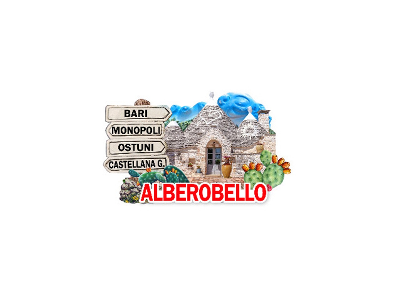 MAGNETE DIREZIONI ALBEROBELLO ALB-100/23 MAGNETE DIREZIONI ALBEROBELLO ALB-100/23