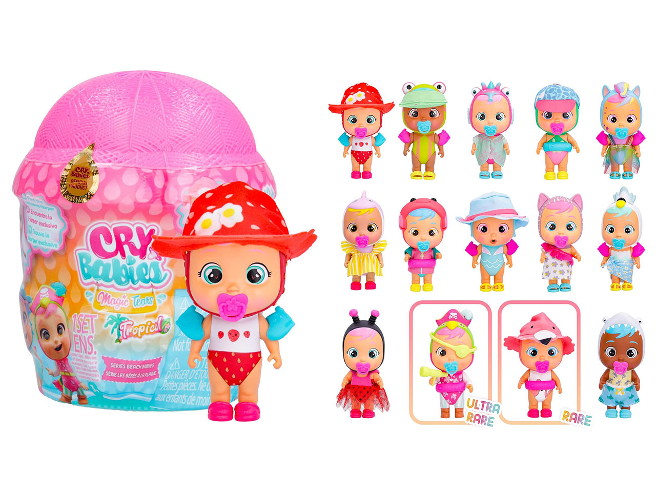 CRY BABIES MAGIC BEACH BABIES TROPICAL 908628