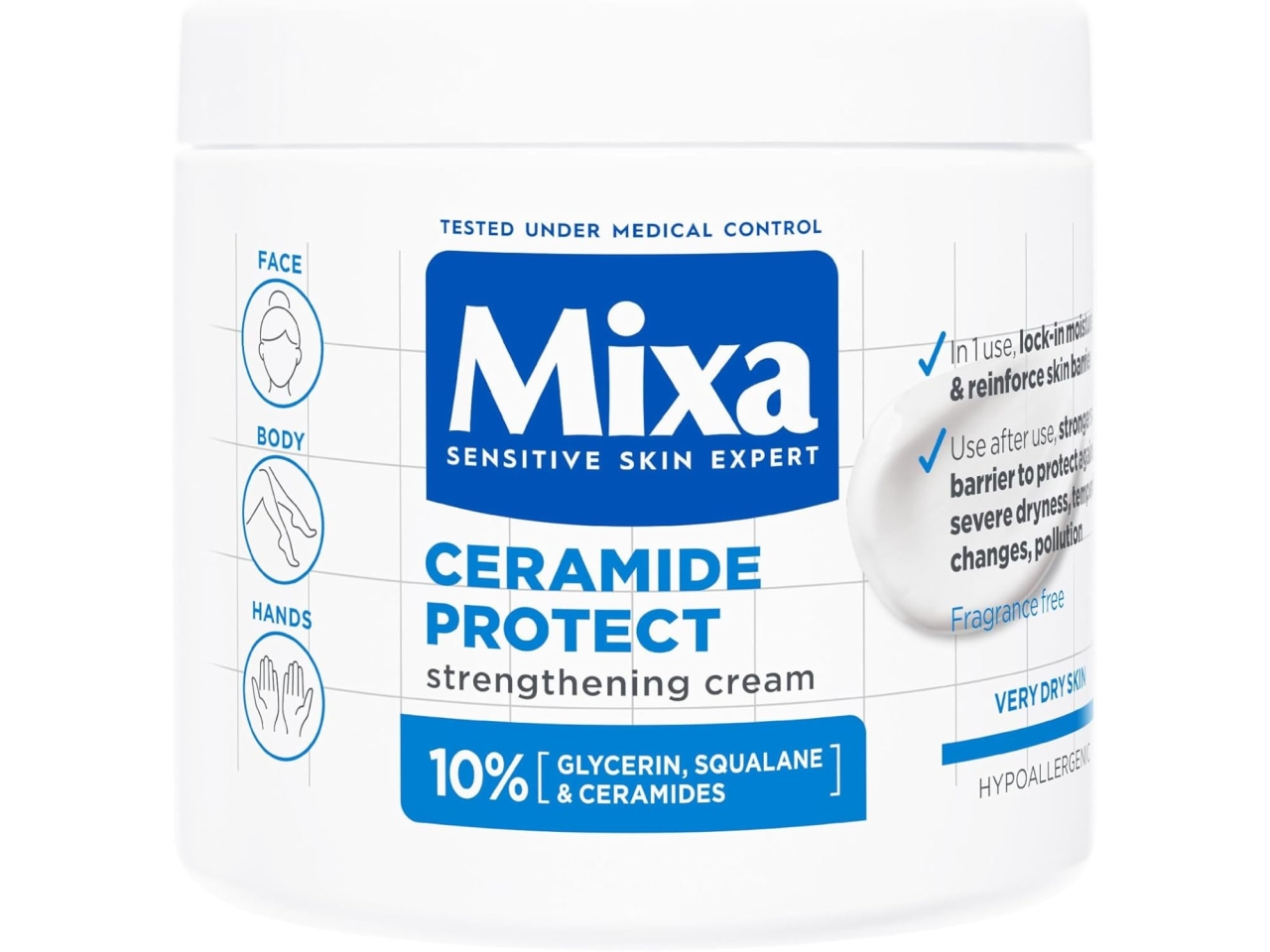 MIXA CERAMIDES CREMA CORPO 400ML D3923400
