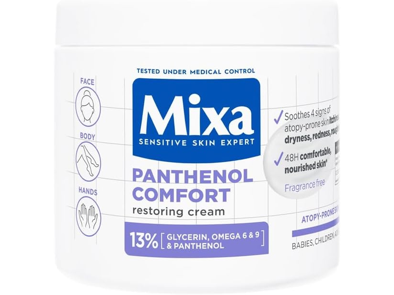 MIXA PANTHENOL CREMA CORPO 400ML D3923100