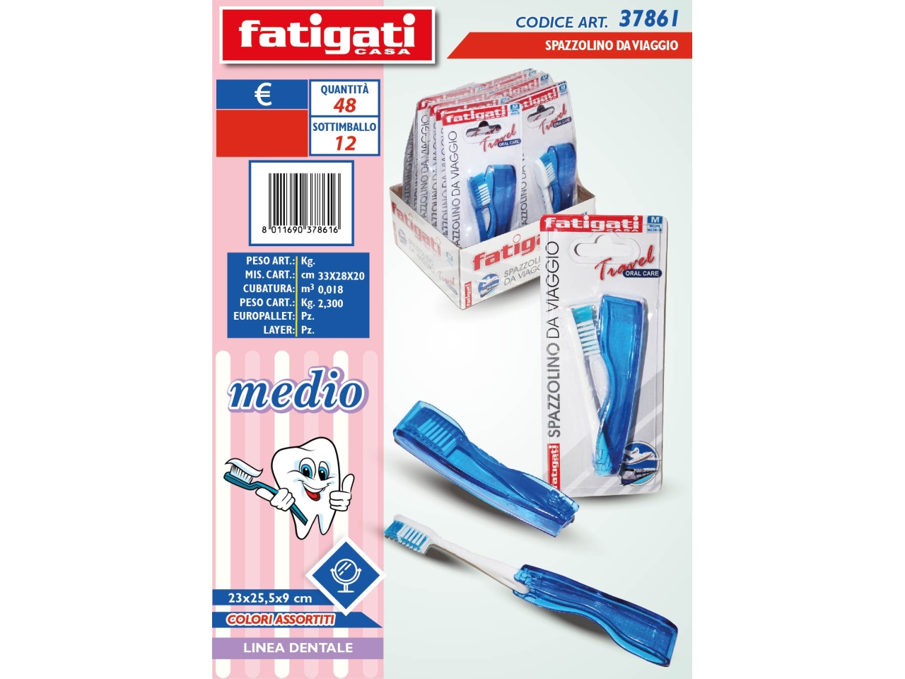 SPAZZOLINO DA VIAGGIO MEDIO 37861