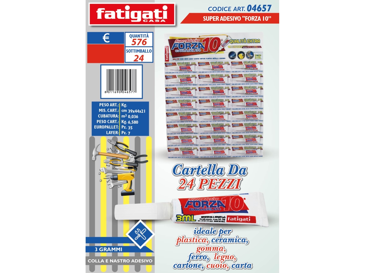 SUPER ADESIVO FORZA 10 4657