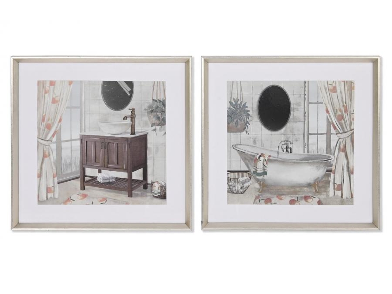 QUADRO TELA BAGNO 42X2X42 ASS. CU-201396