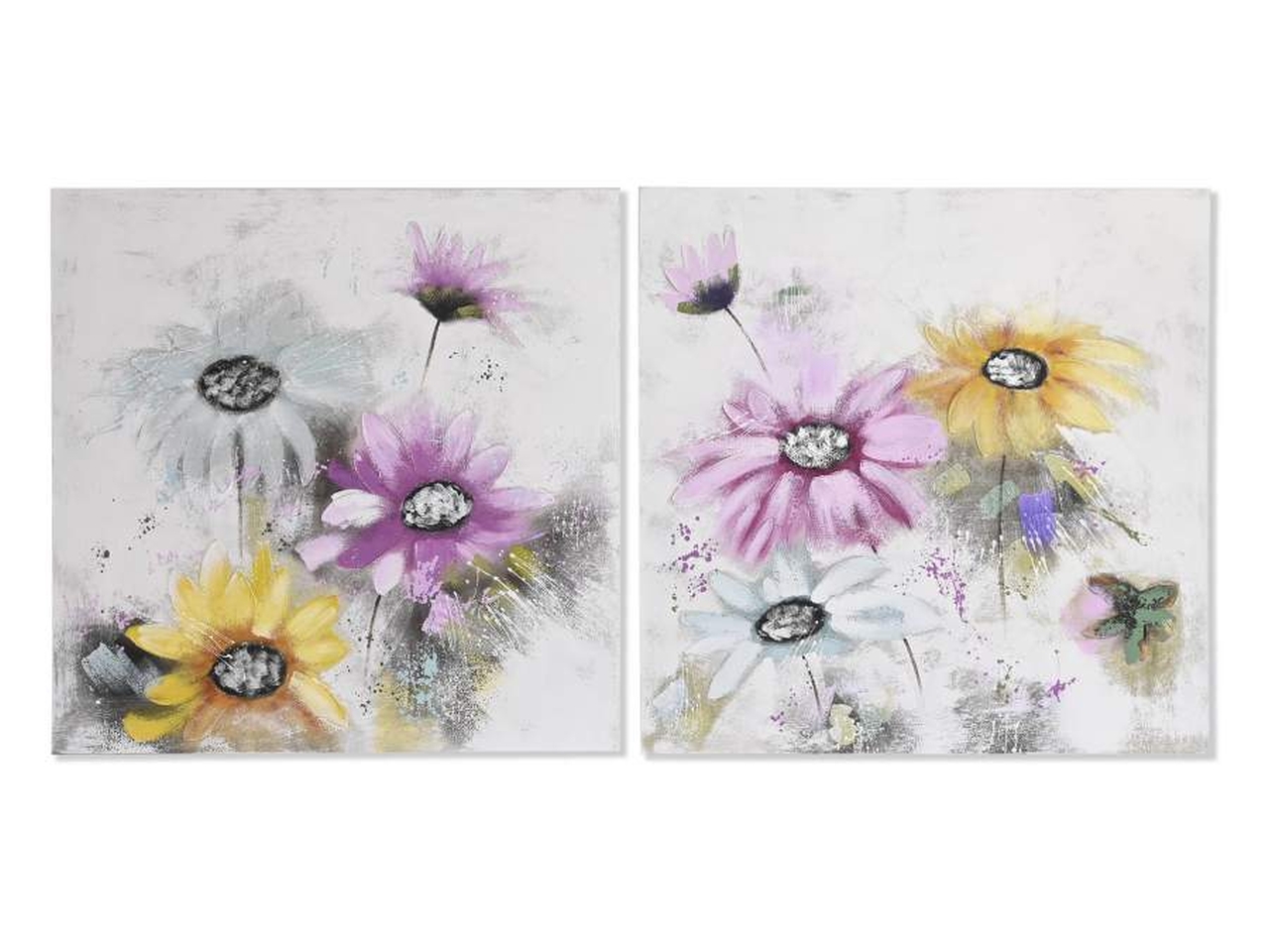 QUADRO TELA PINO E FIORI 100X3,5X100CM CU-201565