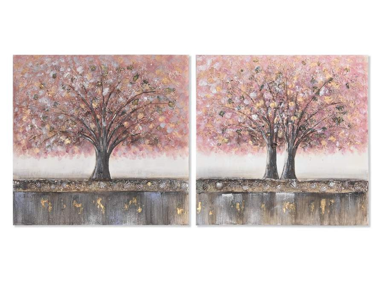 QUADRO TELA ALBERO 80X3X80CM ASS. CU-201708