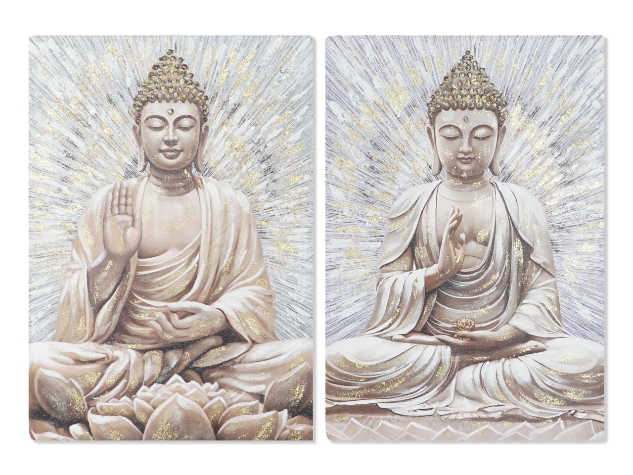 QUADRO TELA BUDDA 70X3X100CM ASS. CU-211912