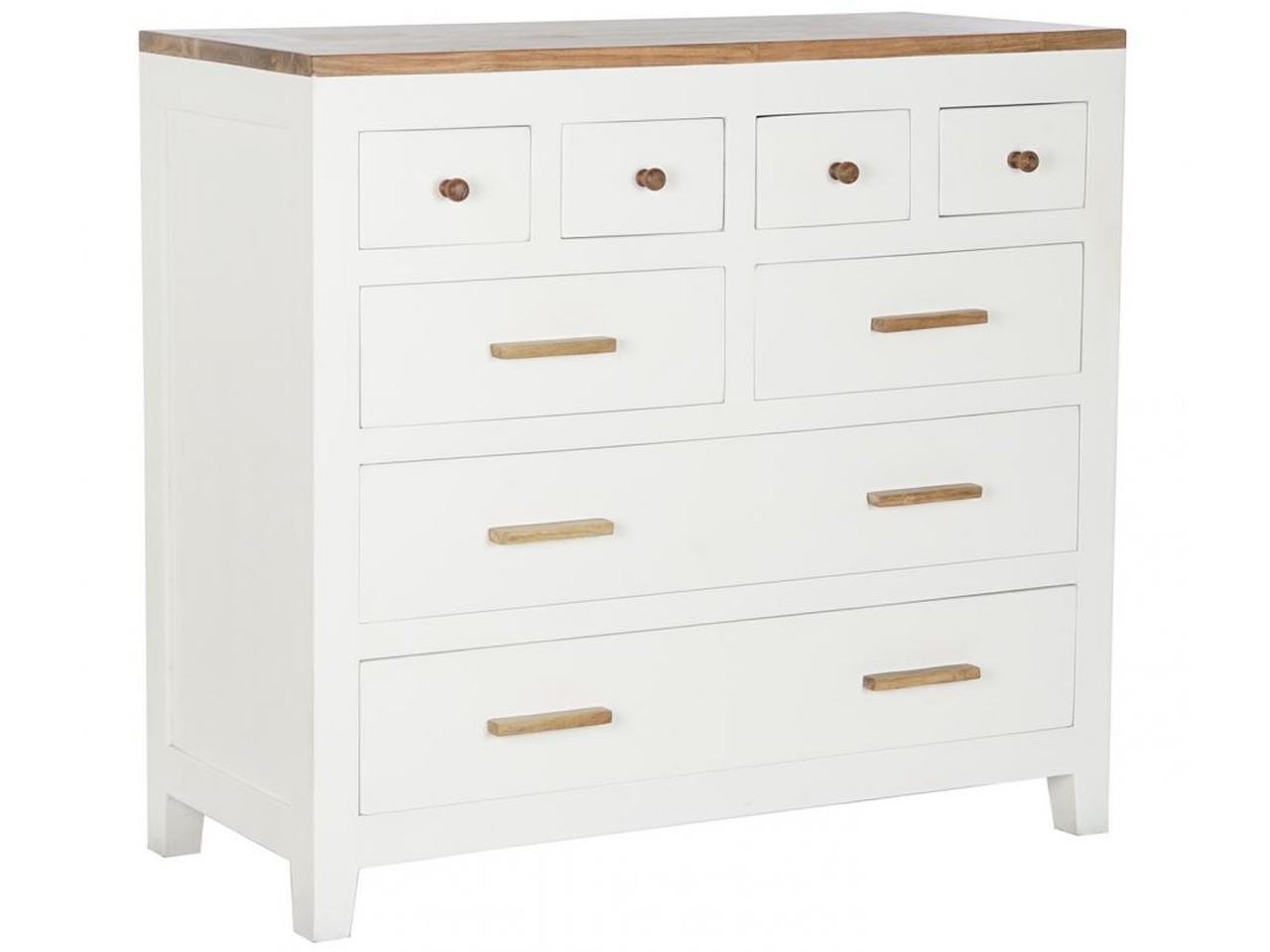 MOBILE 5 CASSETTI 110X45X100CM BIANCO MB-207442