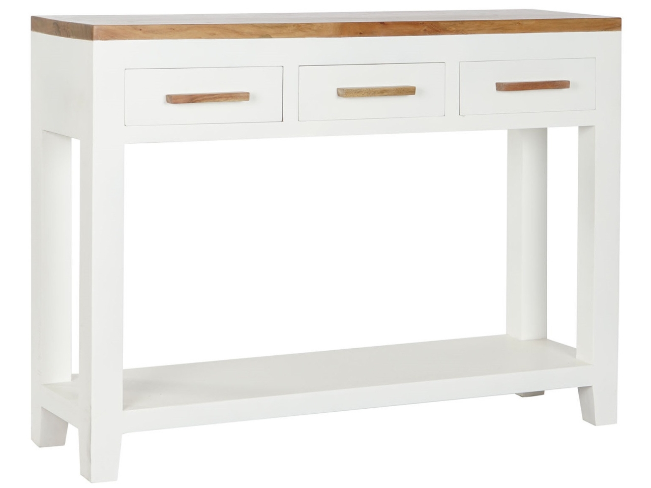 CONSOLE 110X30X80CM BIANCO MB-207448