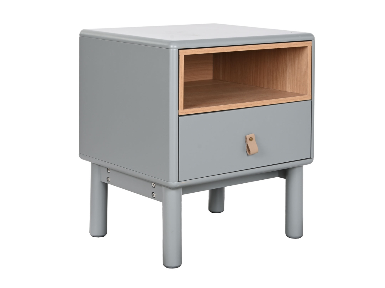 COMODINO 48X40X55CM GRIGIO MB-209012