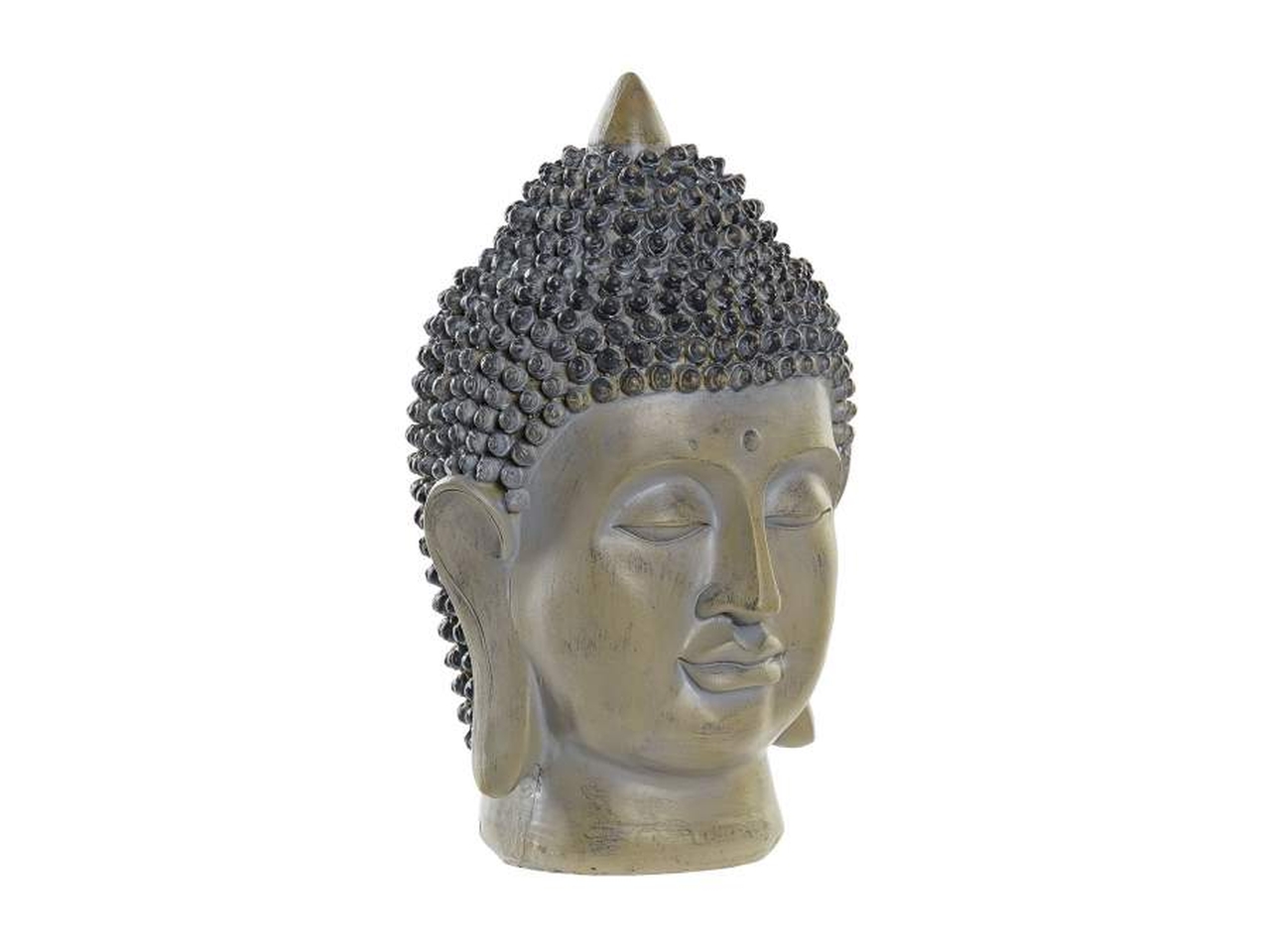 FIGURA RESINA 16X15X25 TESTA BUDDA FD-191757