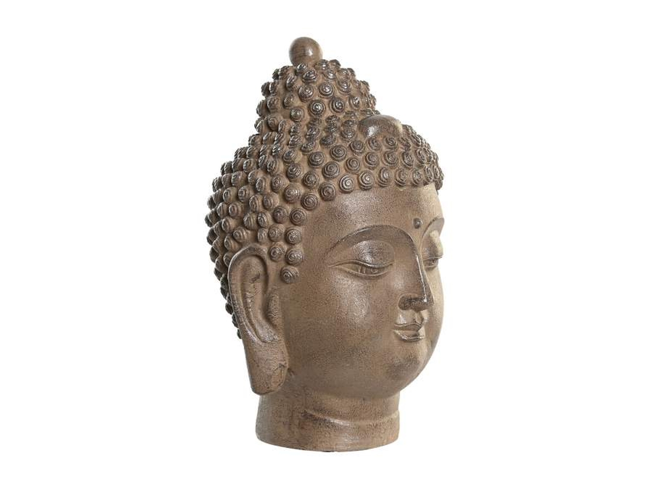 TESTA BUDDHA 15X16X25,5CM MARRONE FD-205580