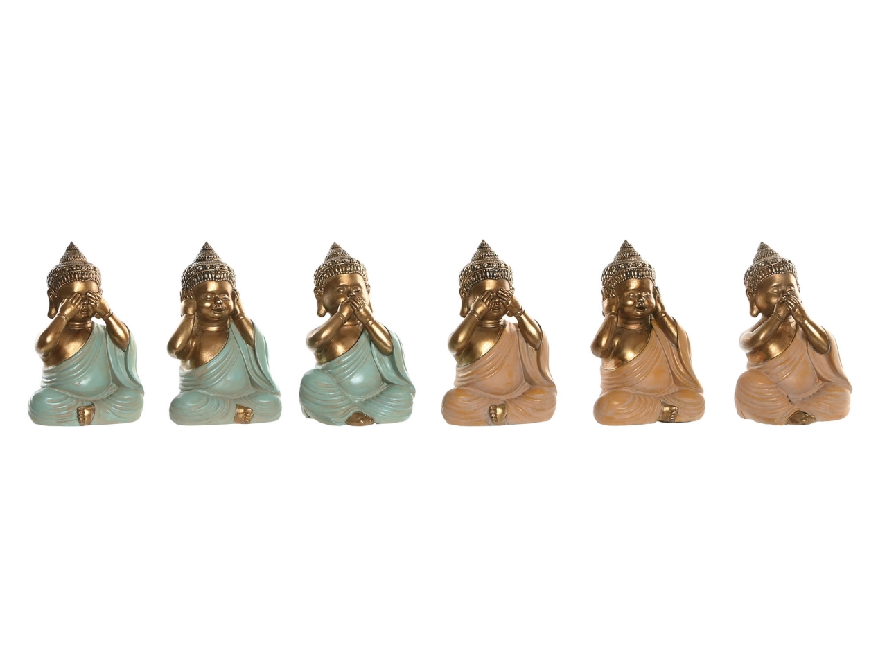 BUDDHA RESINA 11X9X17CM ASS. FD-220510