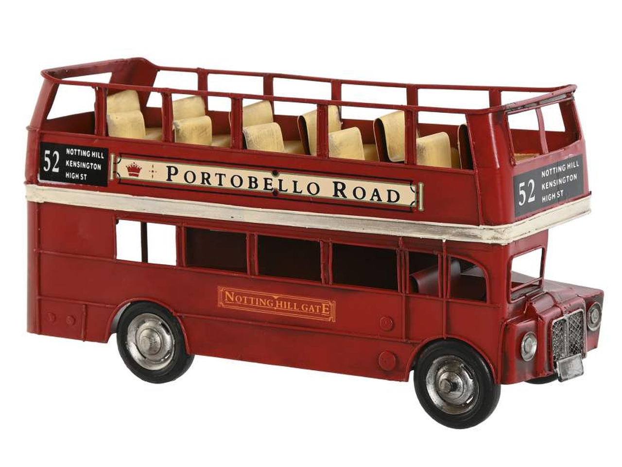 AUTO METALLO 28X9X15CM ROSSO MO-217401