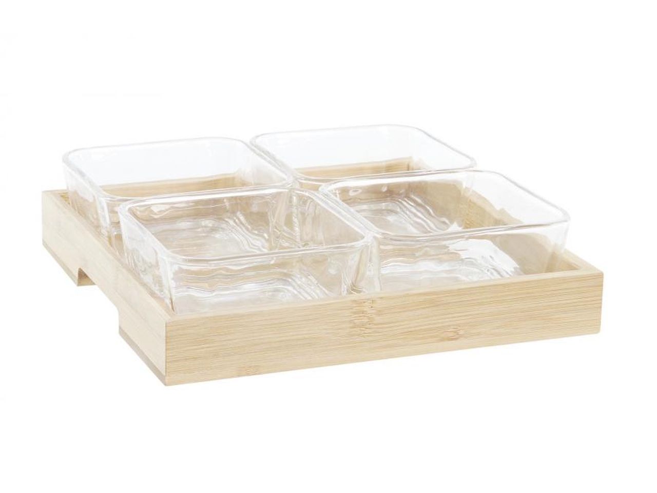 SET APERITIVO 5PZ 21X21X6CM 280ML PC-203457