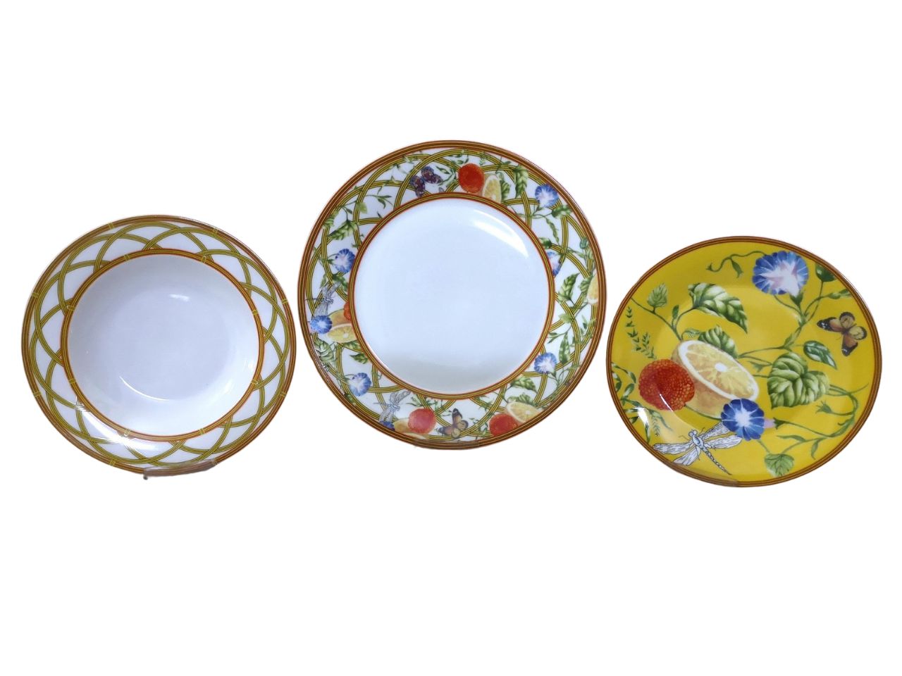 SERVIZIO C/DECORO LIMONI GIALLO 18PZ