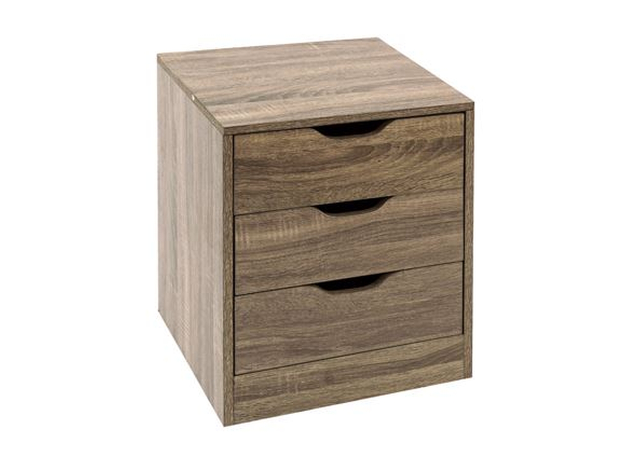 CASSETTIERA C/3 CASSETTI 50X40X35CM ROVERE CHIARO