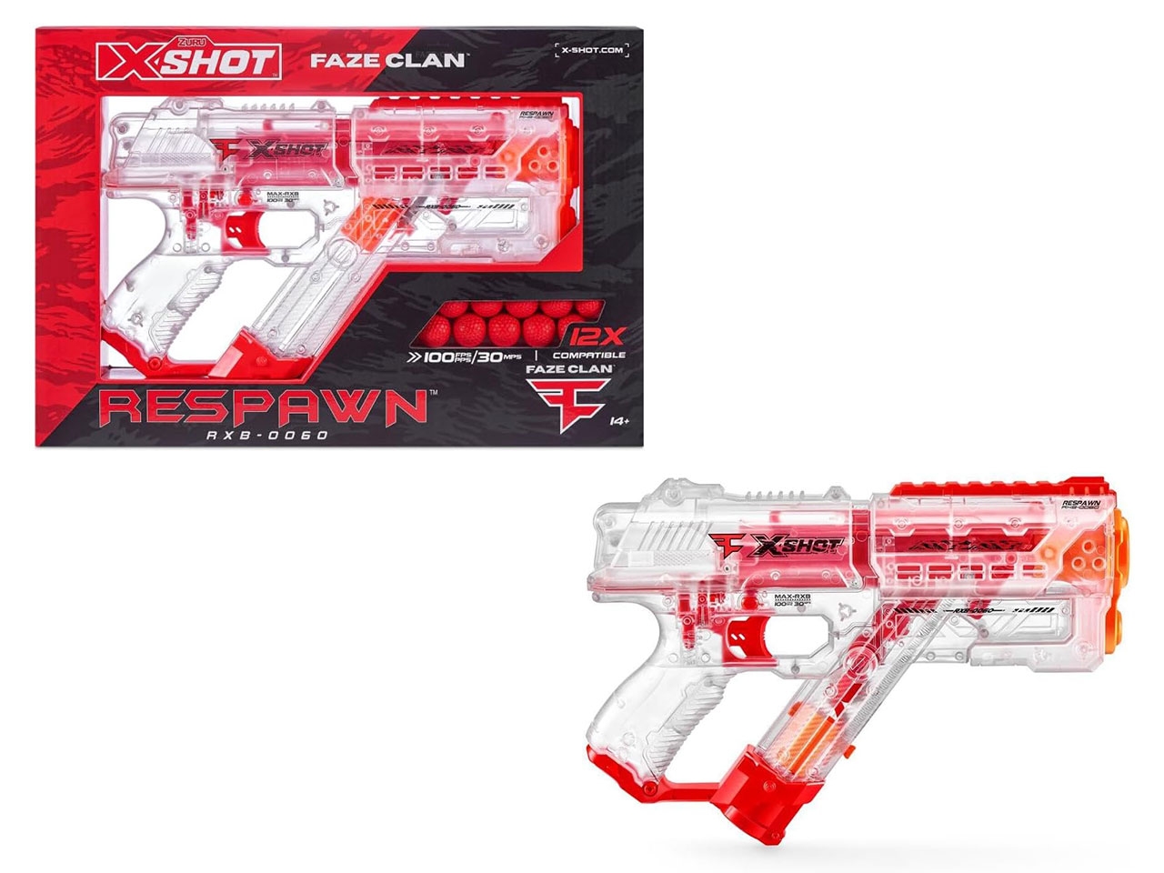 X-SHOT CHAOS RESPAWN FAZE FUCILE C/PALLINE 36499