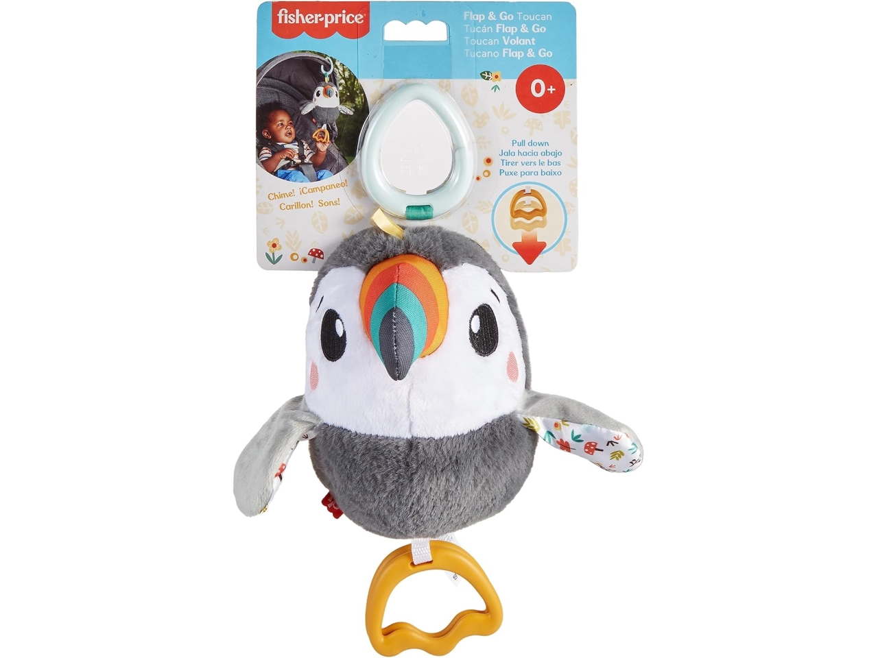 TUCANO FLAP’NGO FISHER PRICE PER PASSEGGINO CON SU