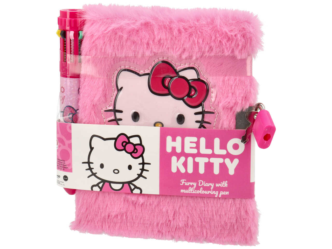 HELLO KITTY FLUFFY AGENDINA CON PENNA MULTICOLOR 1 HELLO KITTY FLUFFY AGENDINA CON PENNA MULTICOLOR 1