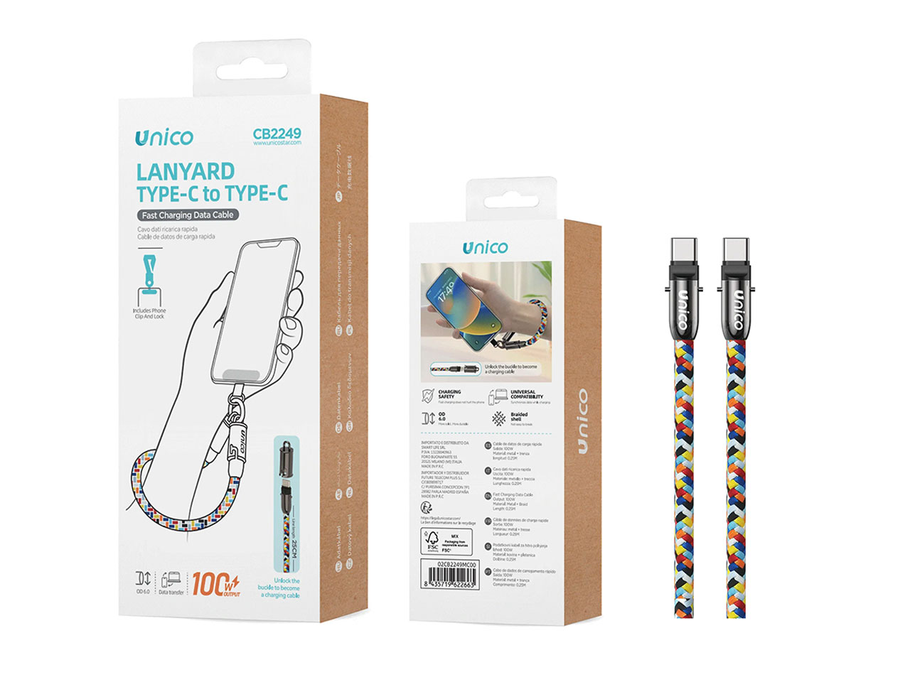 CAVO DATI POLSO M.FUNZIONALE 2 IN 1 C-C 100W 0,25M CAVO DATI POLSO M.FUNZIONALE 2 IN 1 C-C 100W 0,25M