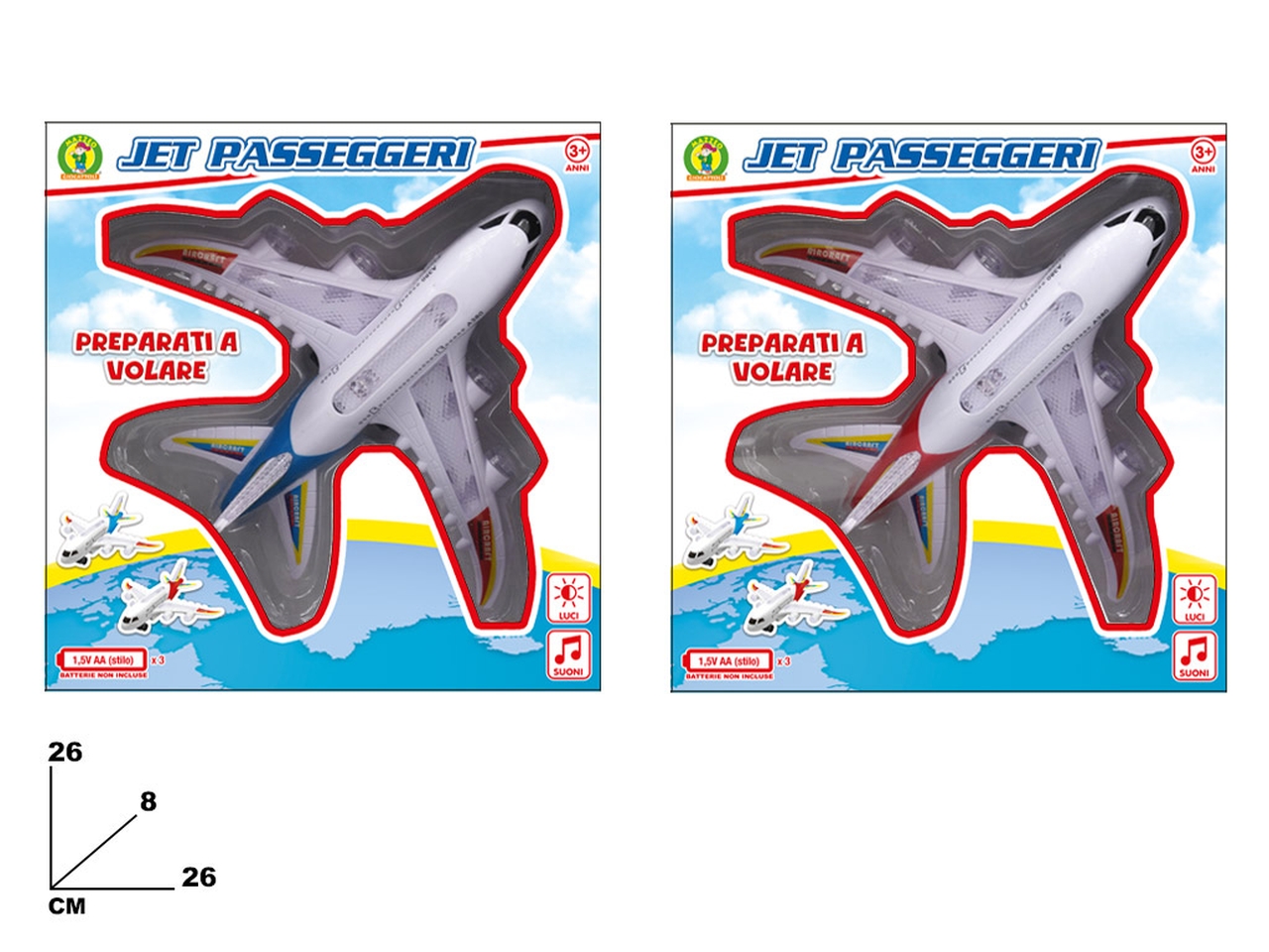 JET PASSEGGERI CON LUCI E MUSICA JET PASSEGGERI CON LUCI E MUSICA