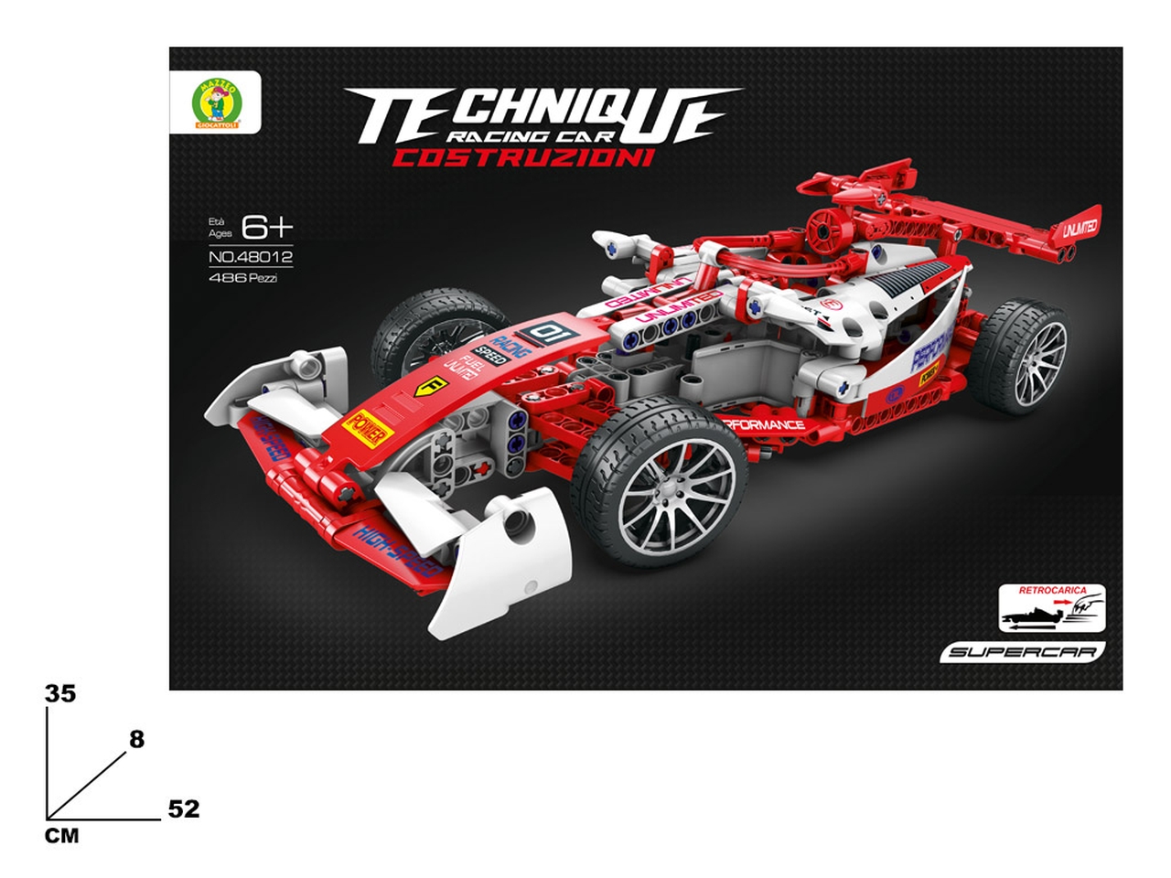 COSTRUZIONI TECHNIQUE RACING CAR 486 PZ