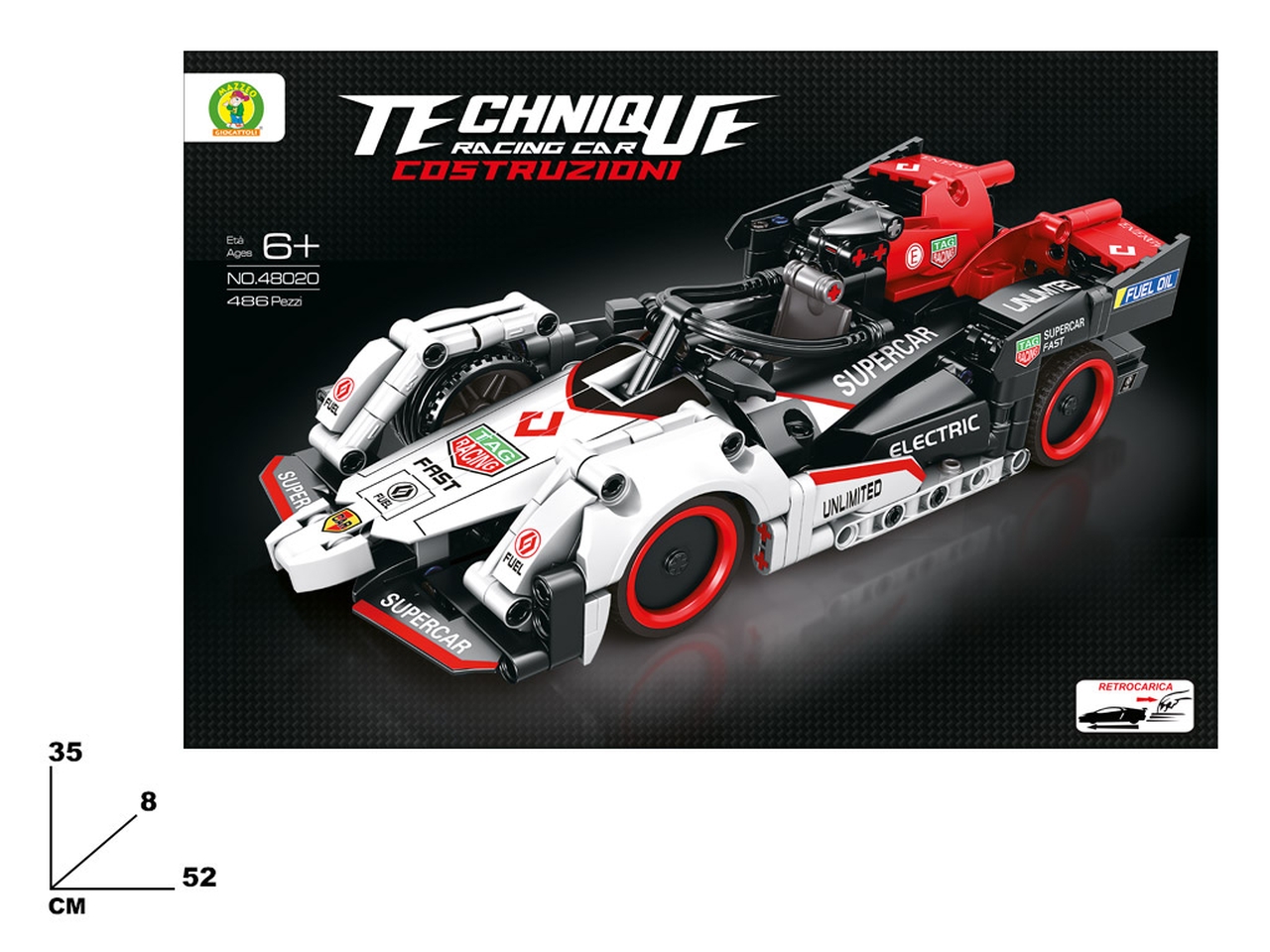 COSTRUZIONI TECHNIQUE RACING CAR 486 PZ