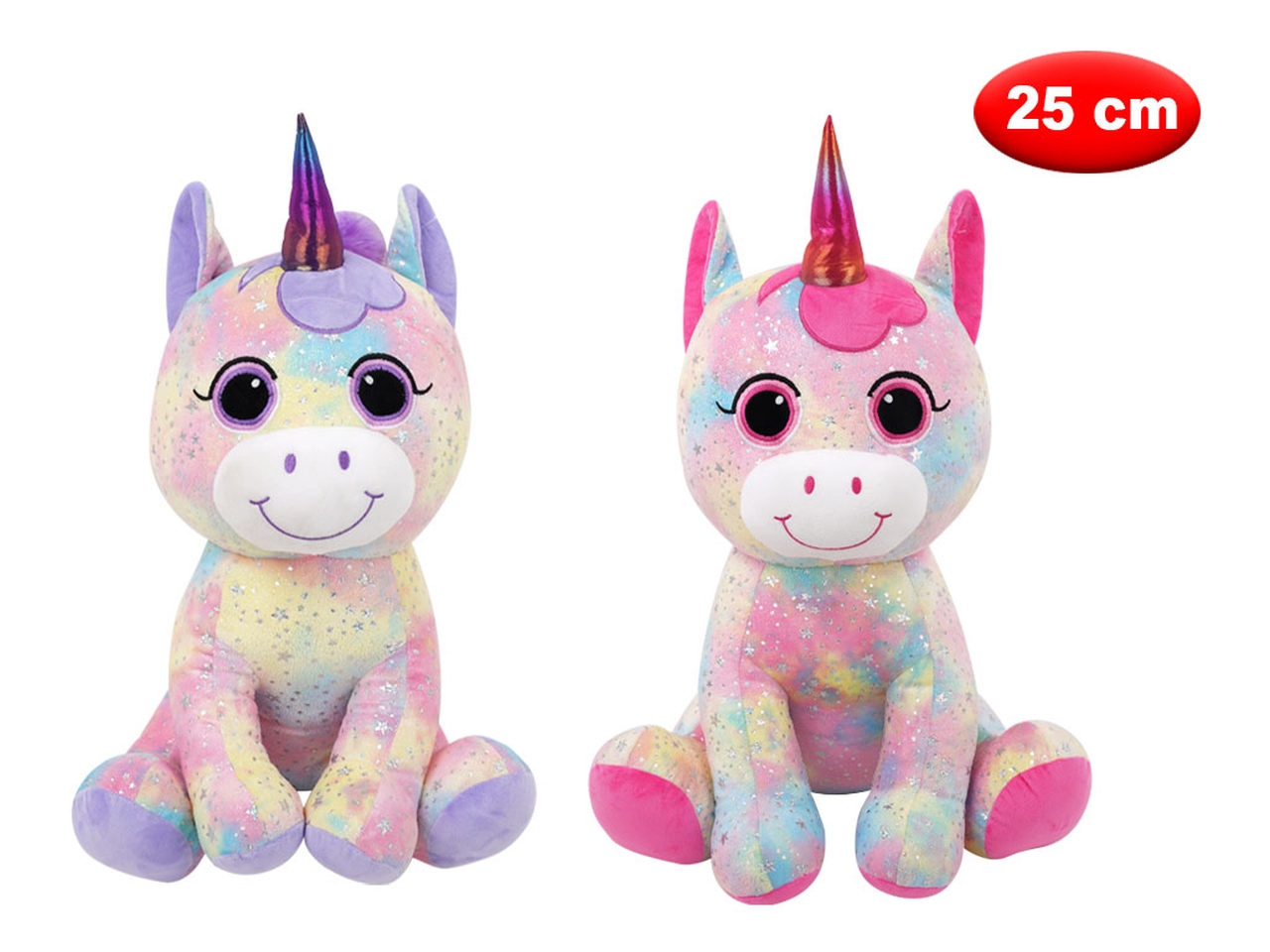 UNICORNO PELUCHE  GLAMMY 25CM