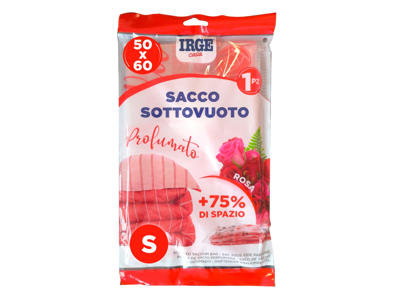 SACCO SOTTOVUOTO PROF.50x60CM ROSA SAC2011A
