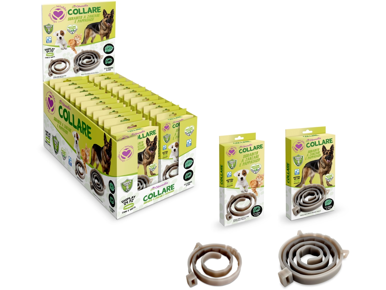COLLARE ANTIPARASSITI CANI E GATTI 02384