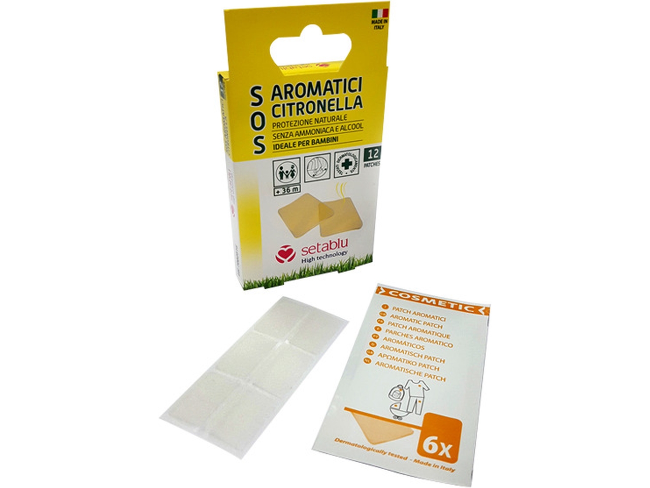 PATCH AROMATICI CITRONELLA 12PZ 93276