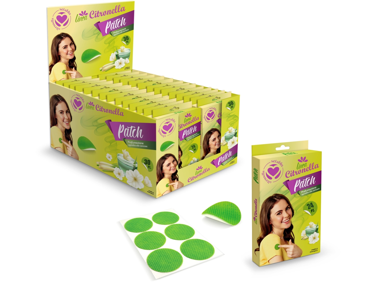 PATCH CITRONELLA VERDI 24PZ IN DISPLAY 02385